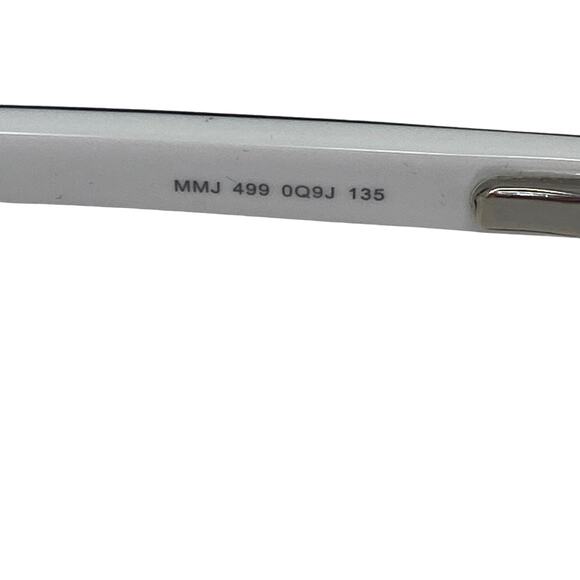 Marc By Marc Jacobs Woman\'s White Black Eyeglasses Frames With Case Needs Lens main image 11